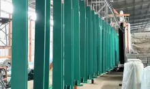 金属声屏障静电粉末喷涂工艺
